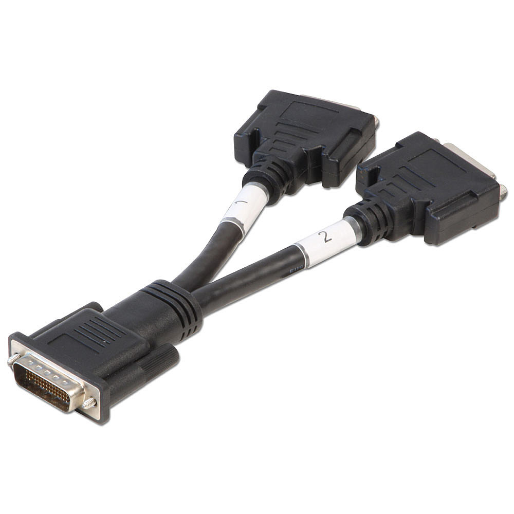 Lindy DMS 59 Male to 2 x DVI-I Female Splitter Cable