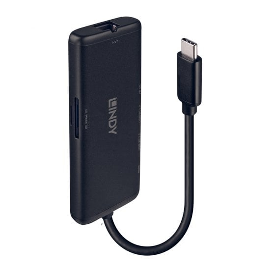 Lindy 100W Laptop Docks & Port Replicators - Black