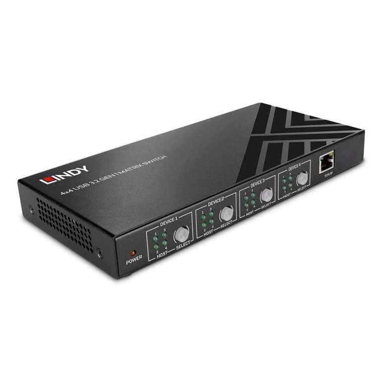 Lindy 4x4 USB 3.2 Gen 1 Matrix Switch