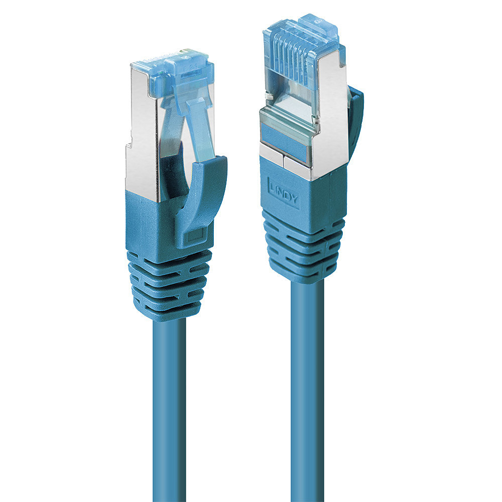 Lindy Cat6a Networking Cables - Blue