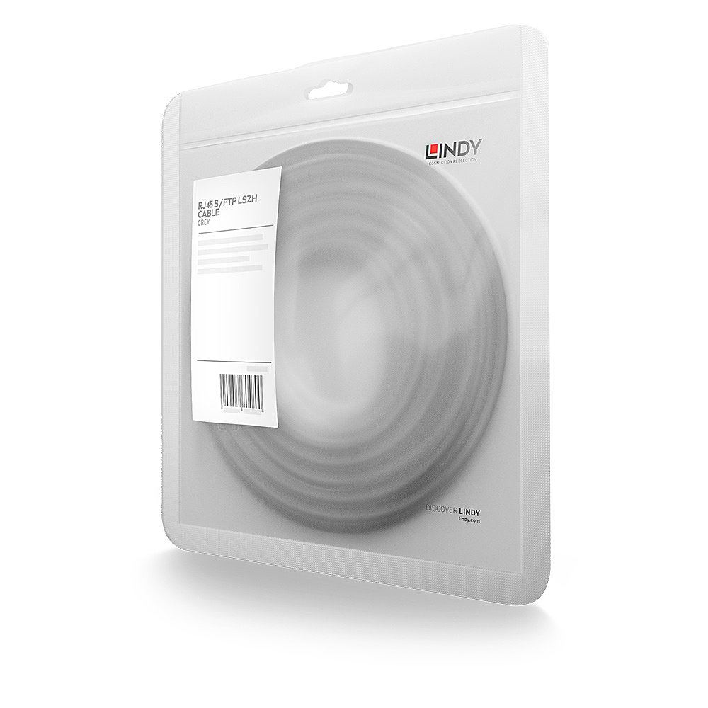 Lindy RJ45 Networking Cables - Grey