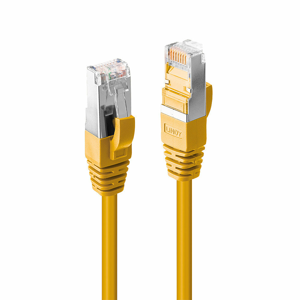 Lindy Cat6a Networking Cables - Yellow