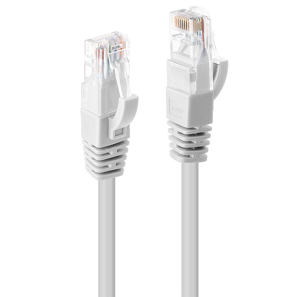 Lindy CAT6 Networking Cables - White