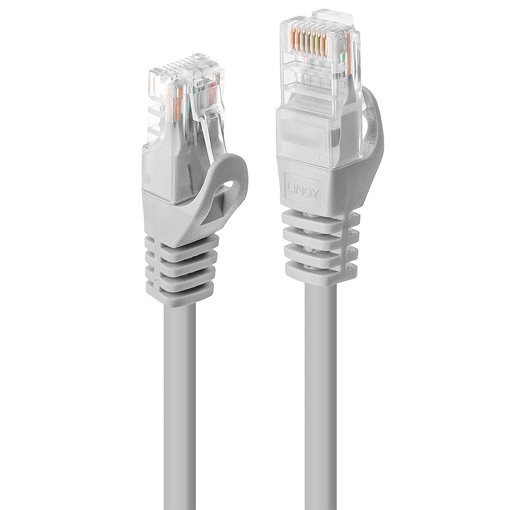 Lindy RJ-45 Networking Cables - Grey