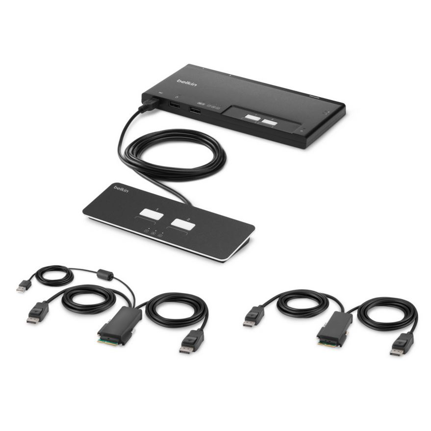 Linksys 2-PORT KVM Switches - Black
