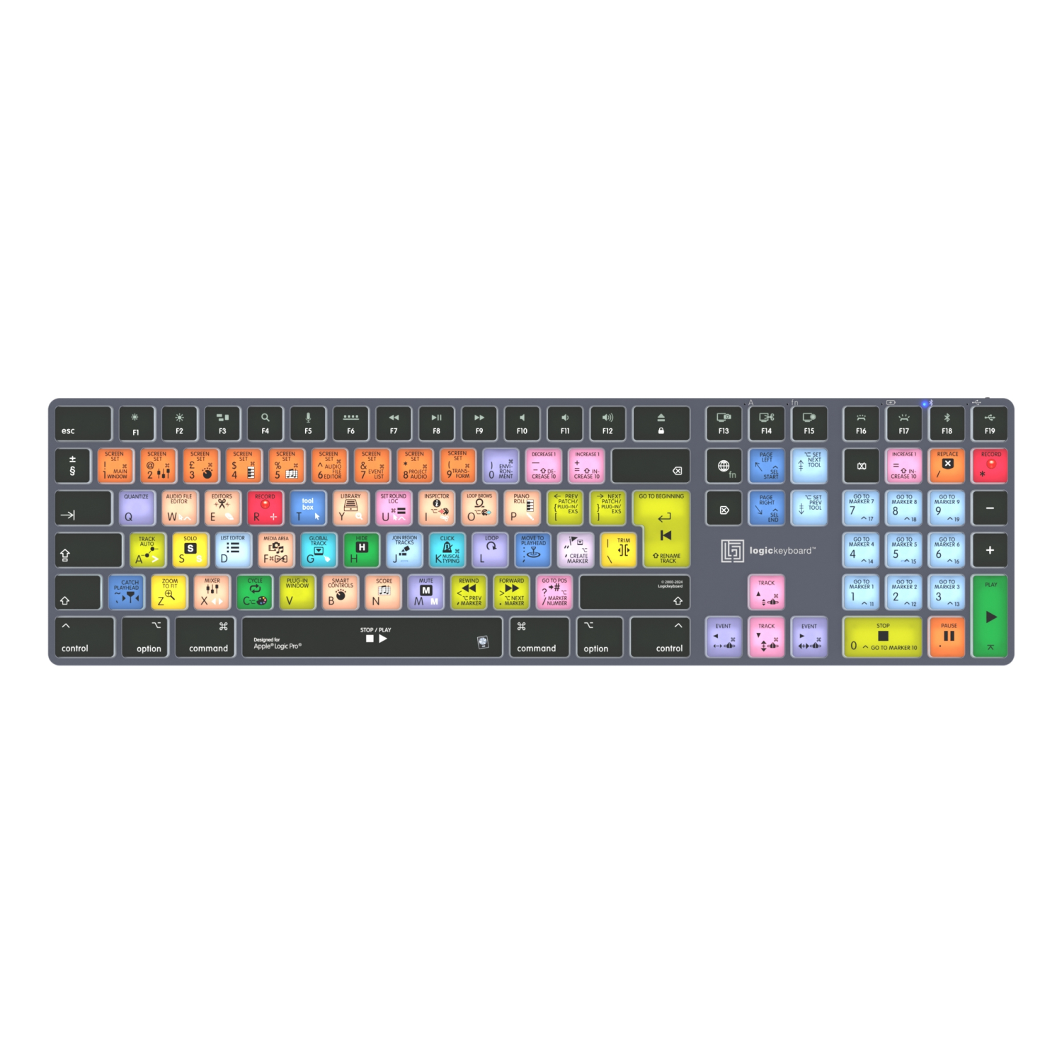 LogicKeyboard Apple Logic Pro X2 Titan Mac UK