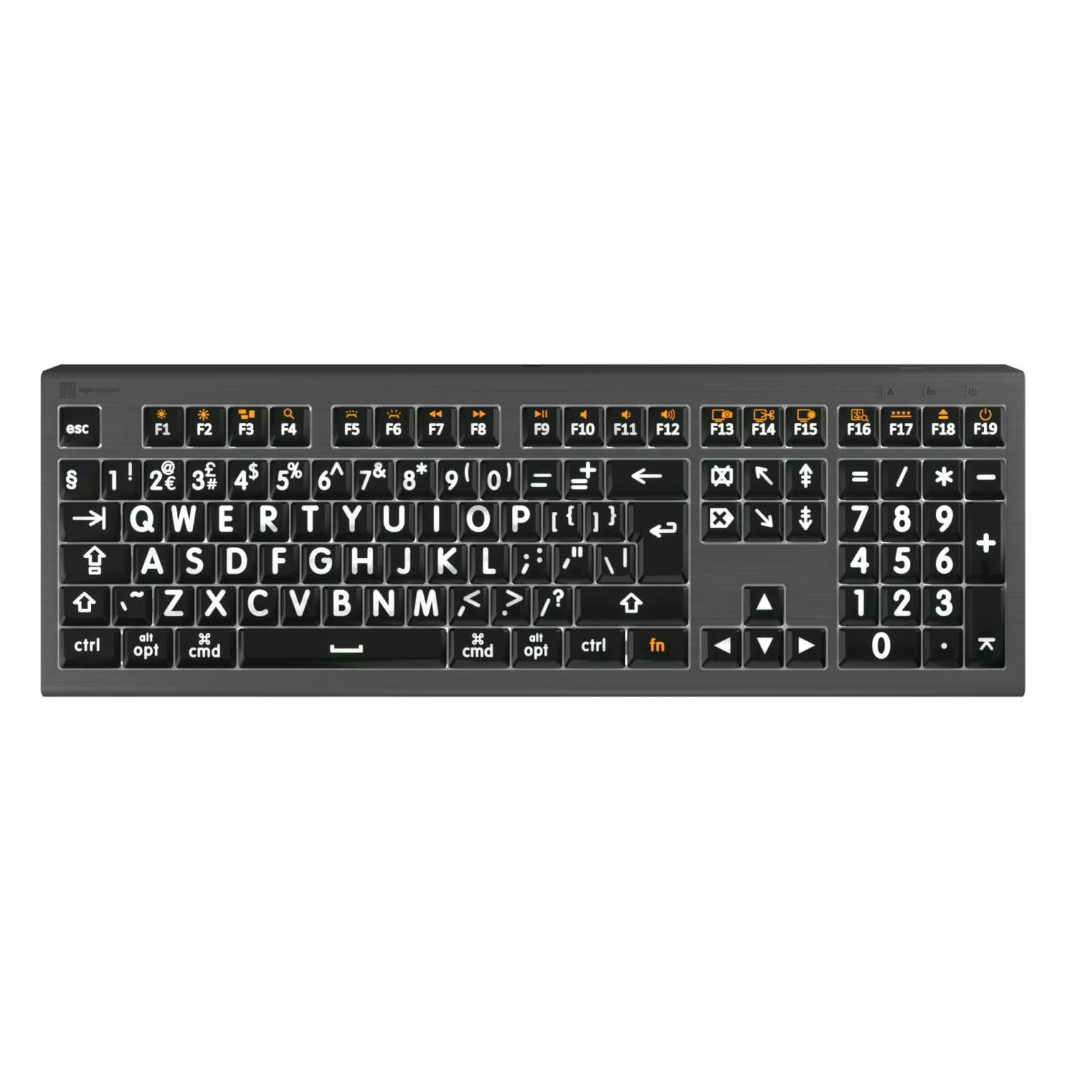 LogicKeyboard ASTRA2 Keyboards - Grey