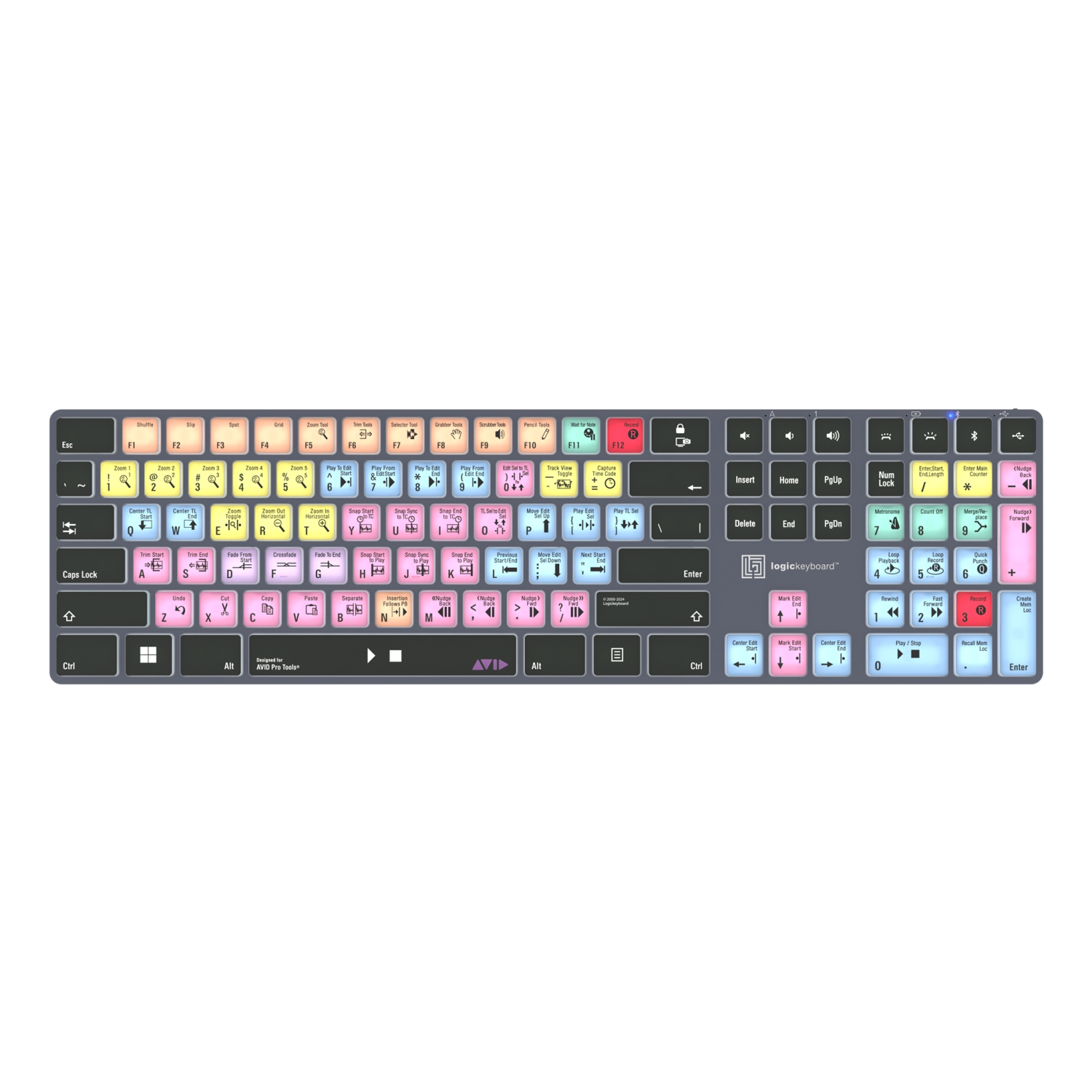 LogicKeyboard Avid Pro Tools TITAN Wireless Backlit Keyboard