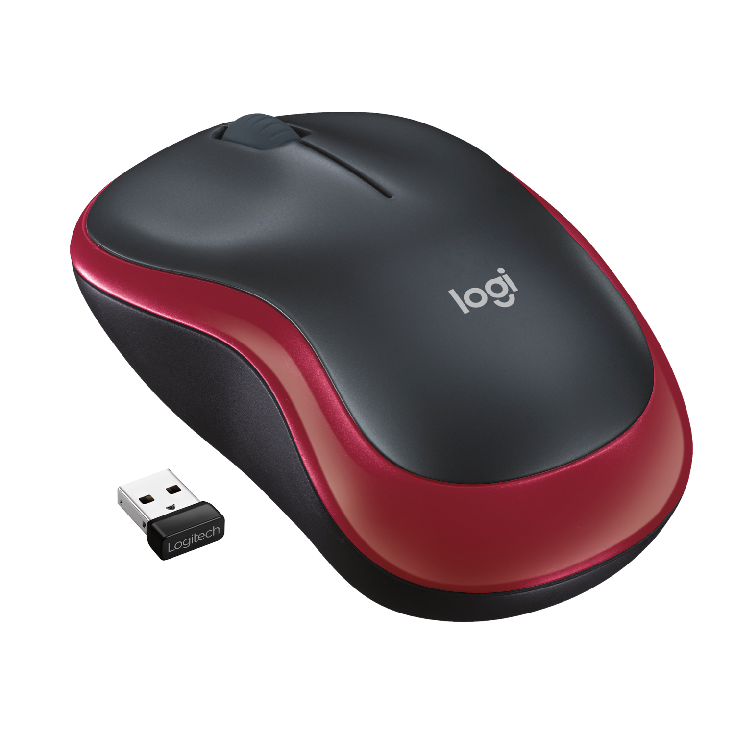Logitech M185 Mice - Red