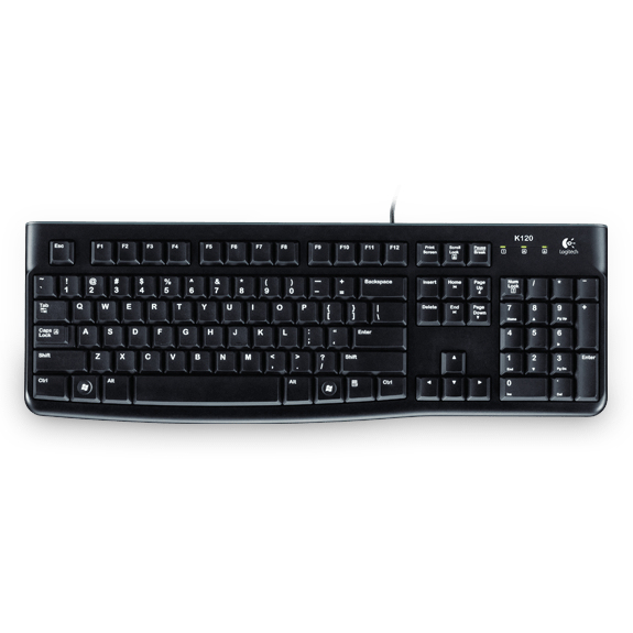 Logitech K120 Keyboards - Black