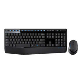 Logitech MK345 Keyboards - Black