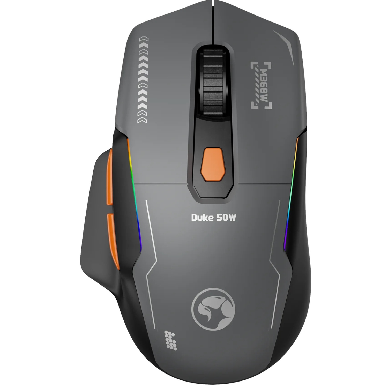 MARVO Duke 50 M368W Wireless Gaming Mouse Tri-Mode Connectivity USB 2.4GHz & Bluetooth 6 DPI levels (800 - 12800) 1000Hz Polling Rate 13 Mode RGB Backlighting 79g