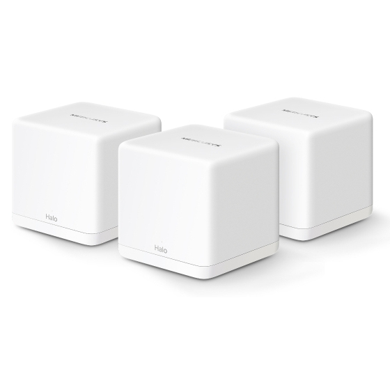 MERCUSYS (Halo H1500X 3-Pack) AX1500 Dual Band Whole Home Mesh Wi-Fi 6 System, OFDMA & MU-MIMO