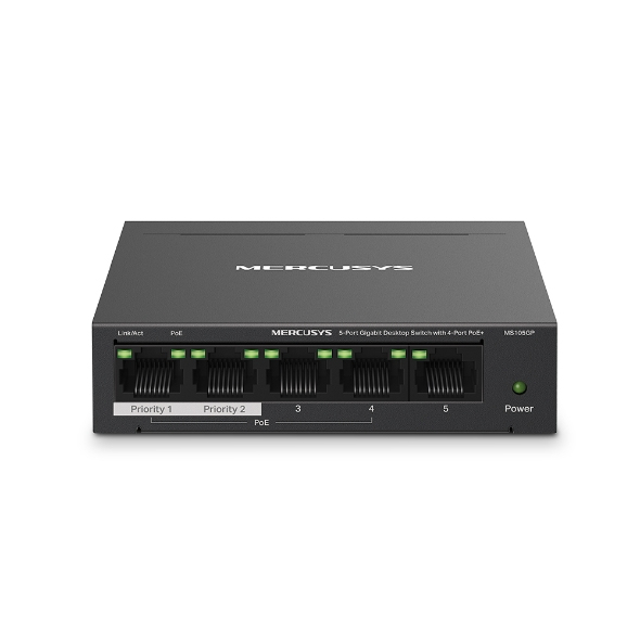 MERCUSYS 5-Port Network Switches - Black