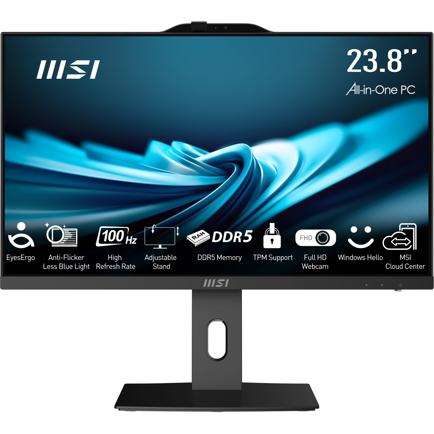 MSI AP242P All-in-One PCs desktops and Workstations - 23.8 Inches - Black