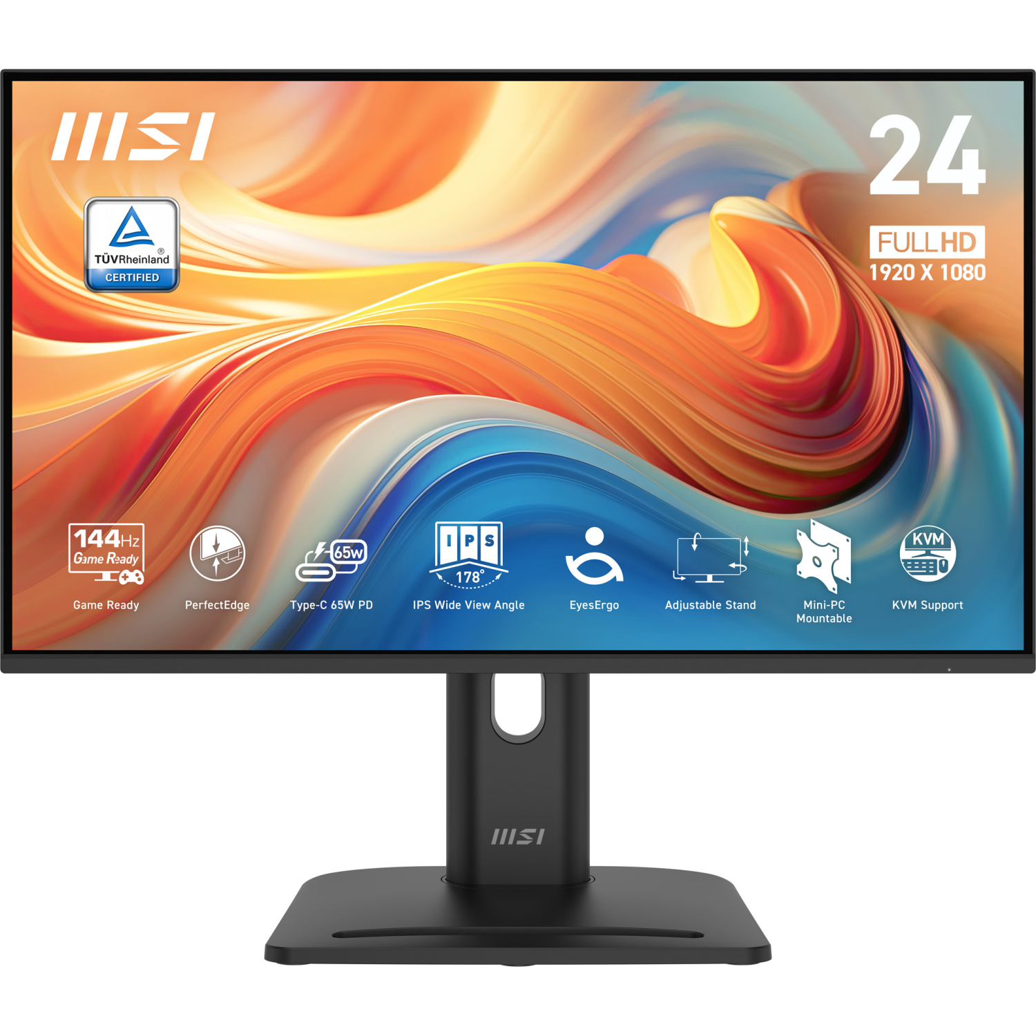 MSI MP245PHG Computer Monitors - 23.8 Inches - Black