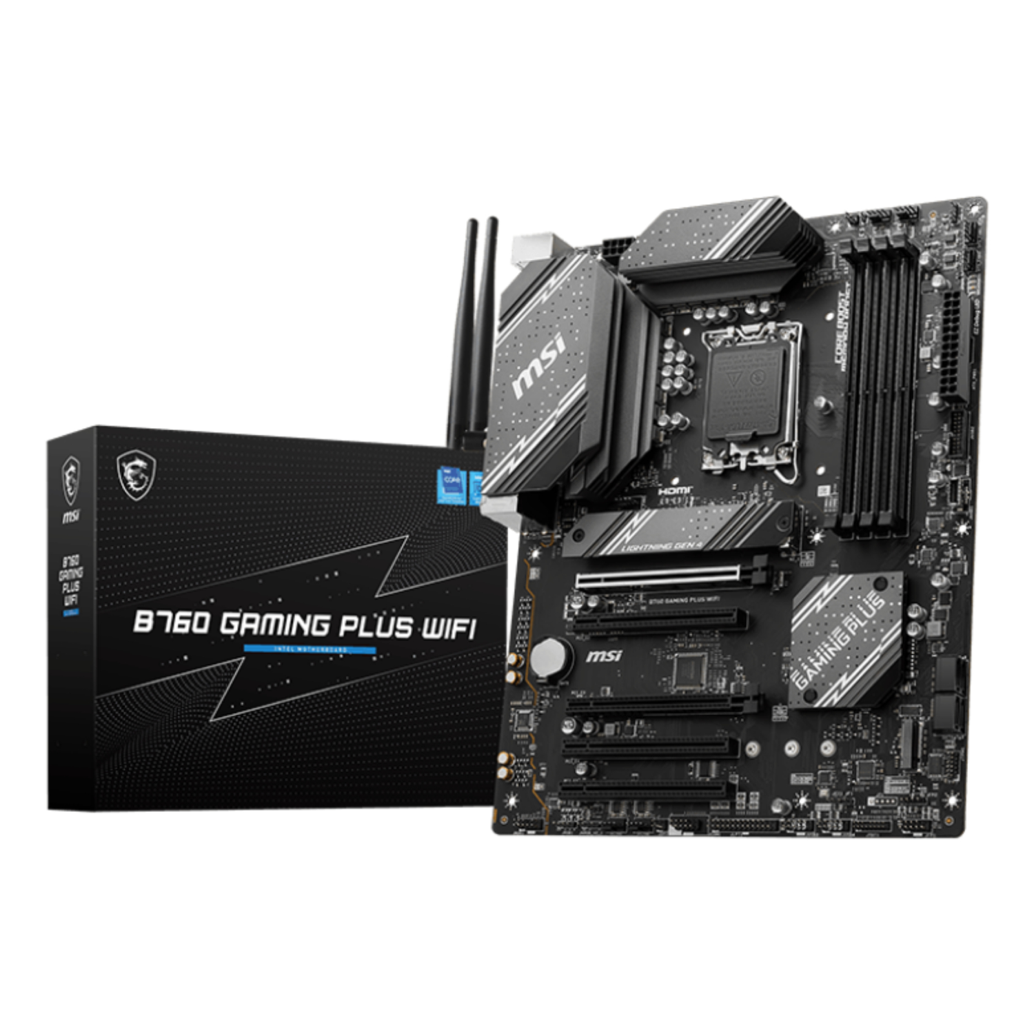 MSI Mainboard MSI B760 GAMING PLUS WIFI - ATX - Socket LGA17