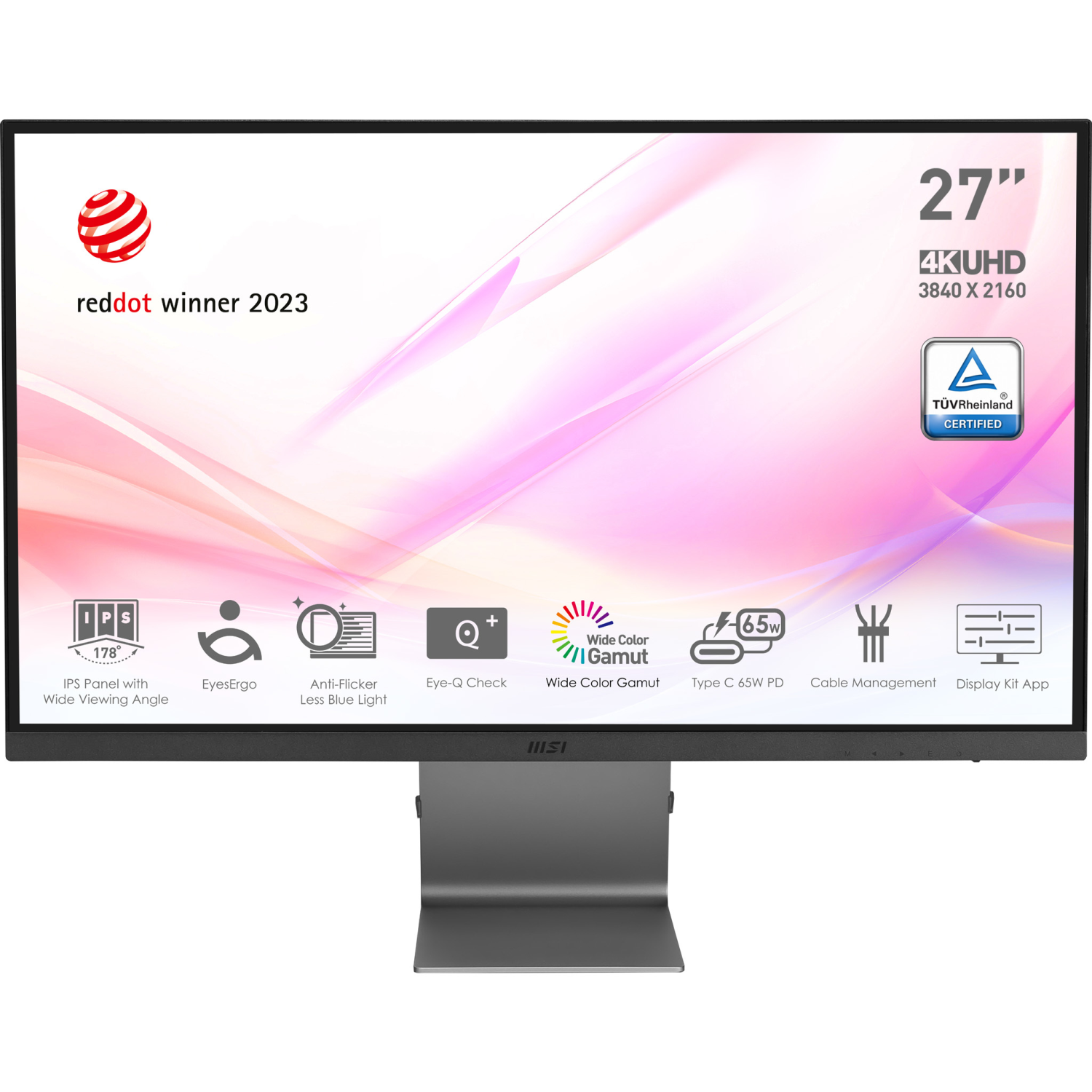 MSI MD271UL Computer Monitors - 27 Inches - Grey