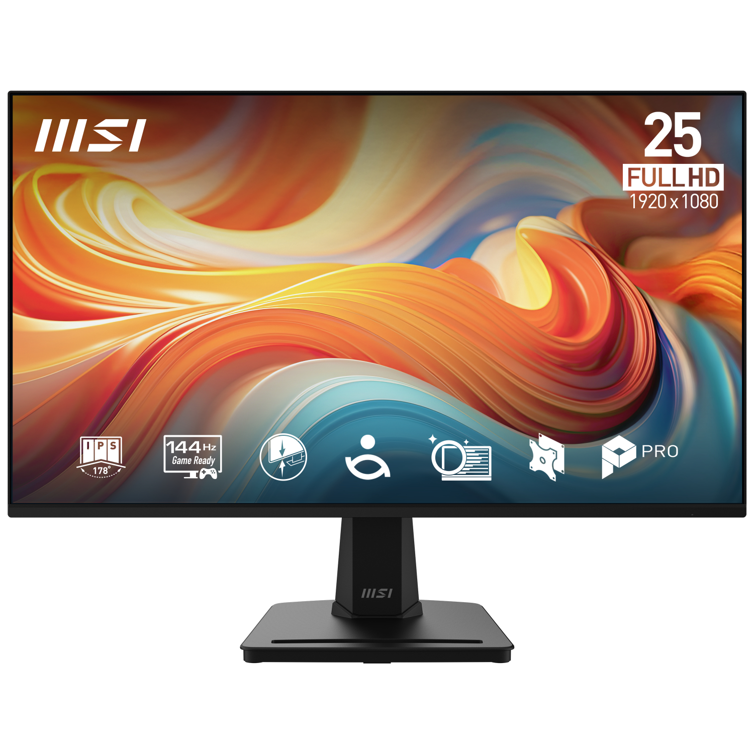 MSI MP251 Computer Monitors - 24.5 Inches - Black