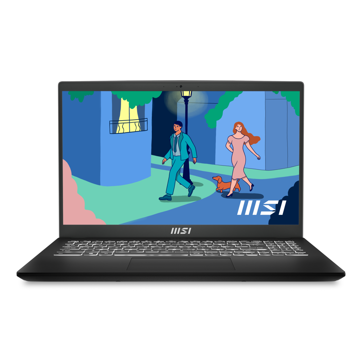 MSI B12M-026UK Laptops - 15.6 Inches - 8GB - Black