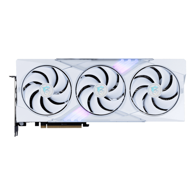 MSI GDDR7 Graphics Cards - White