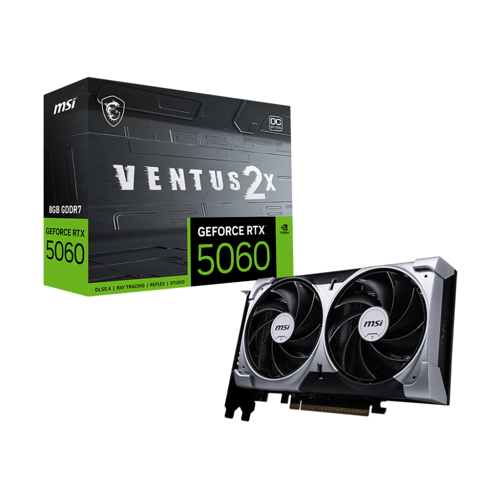 MSI GDDR7 Graphics Cards - Silver