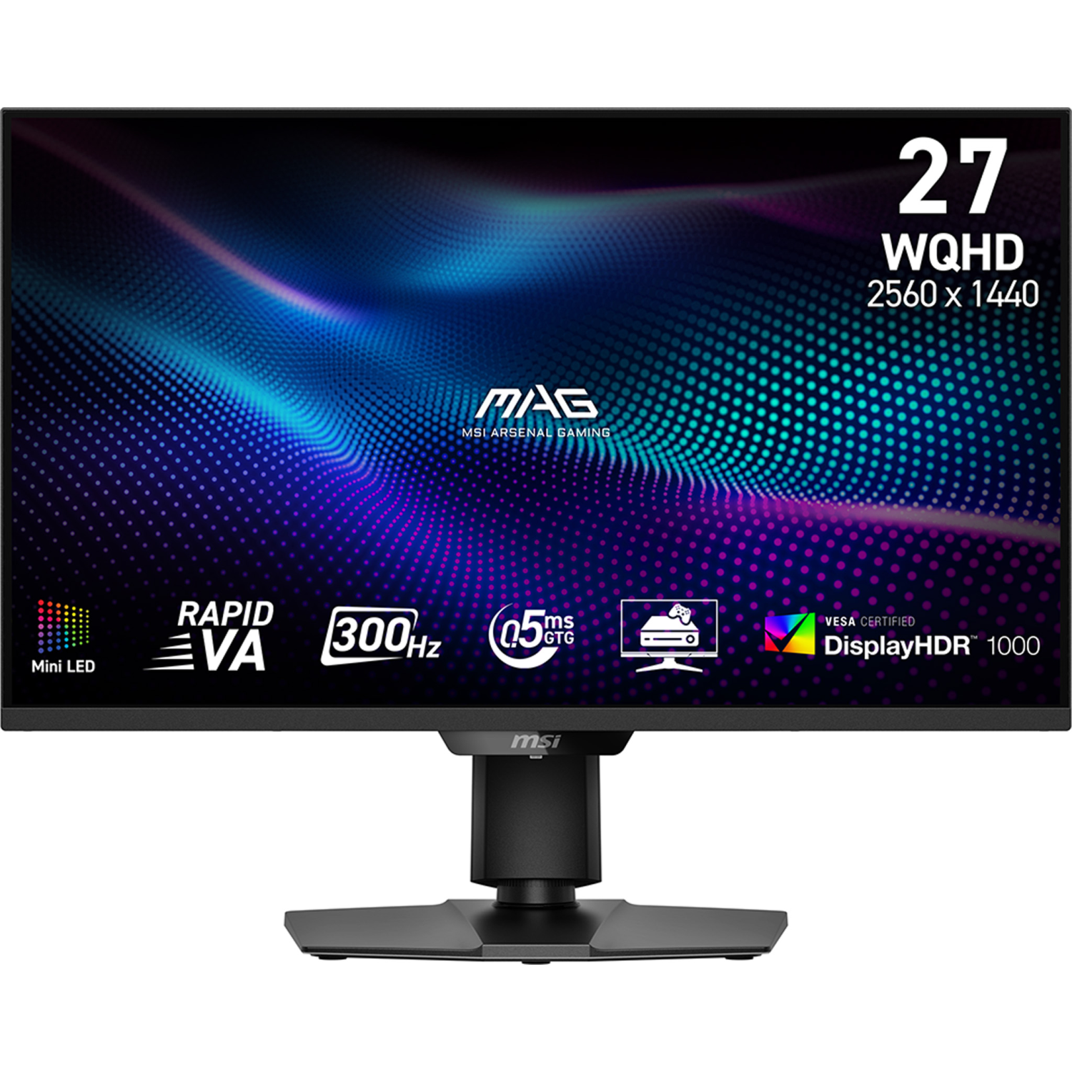 MSI 274QPF Computer Monitors - 27 Inches - Black