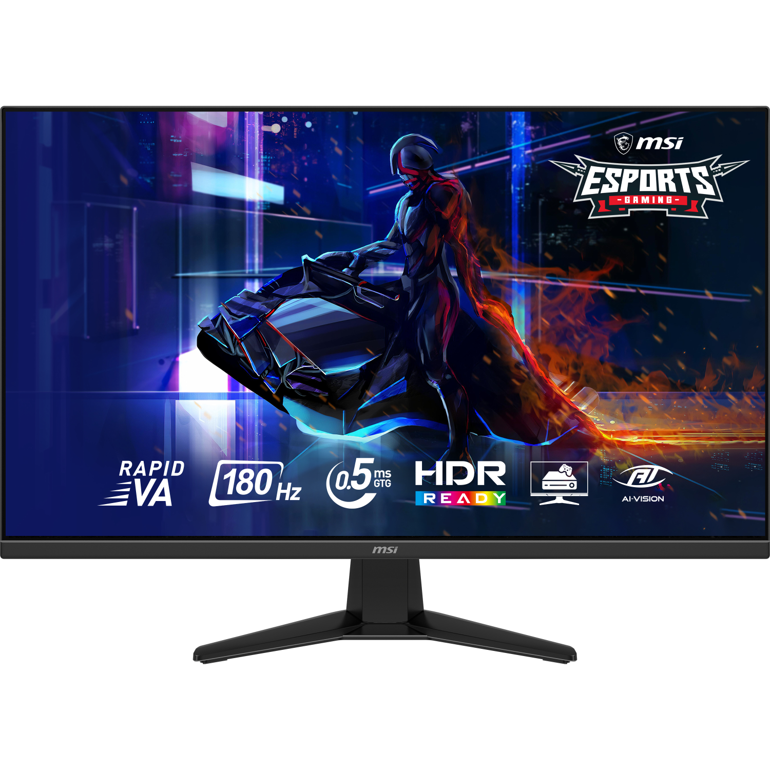 MSI 325QF Computer Monitors - 31.5 Inches - Black