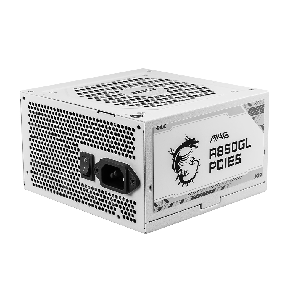MSI A850GL Power Supply Units - White