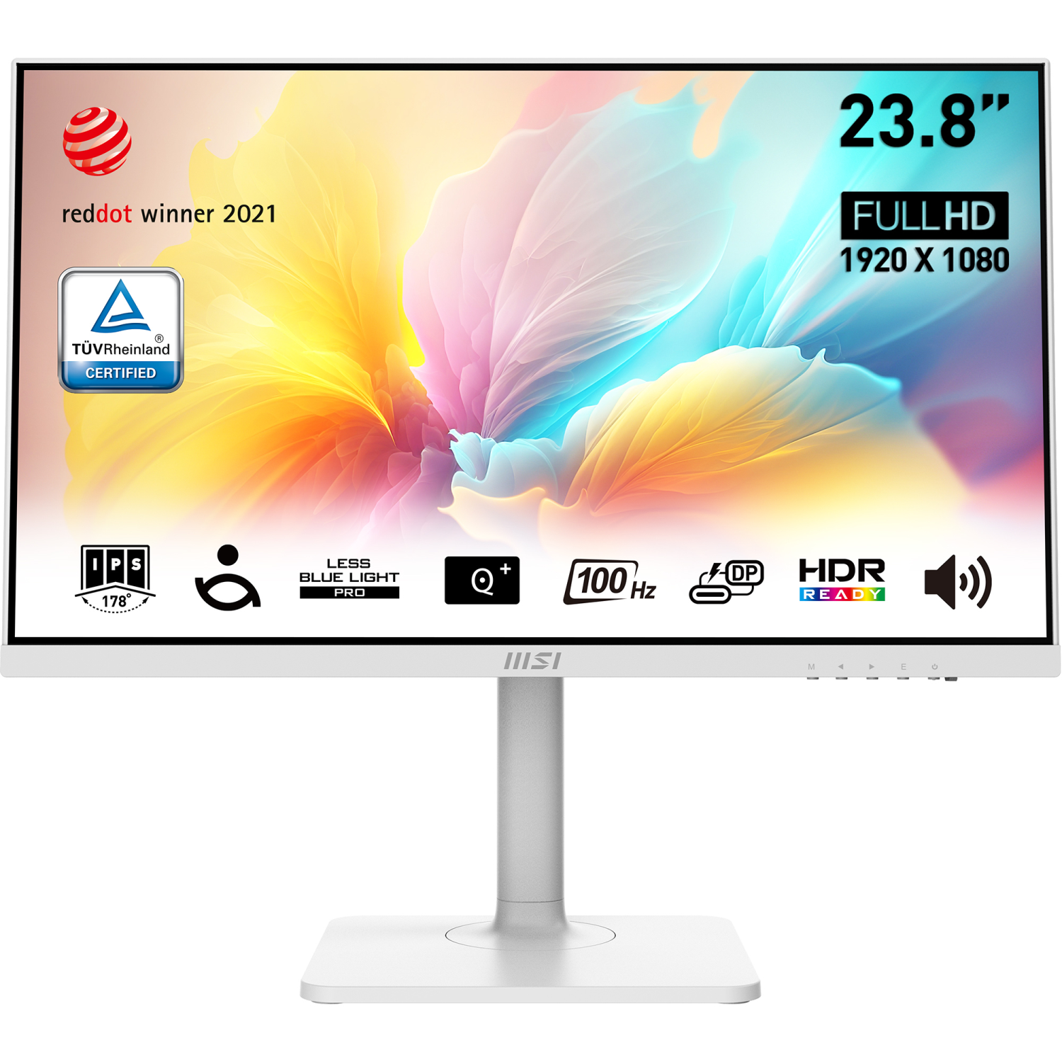 MSI MD272XPW Computer Monitors - 23.8 Inches - White