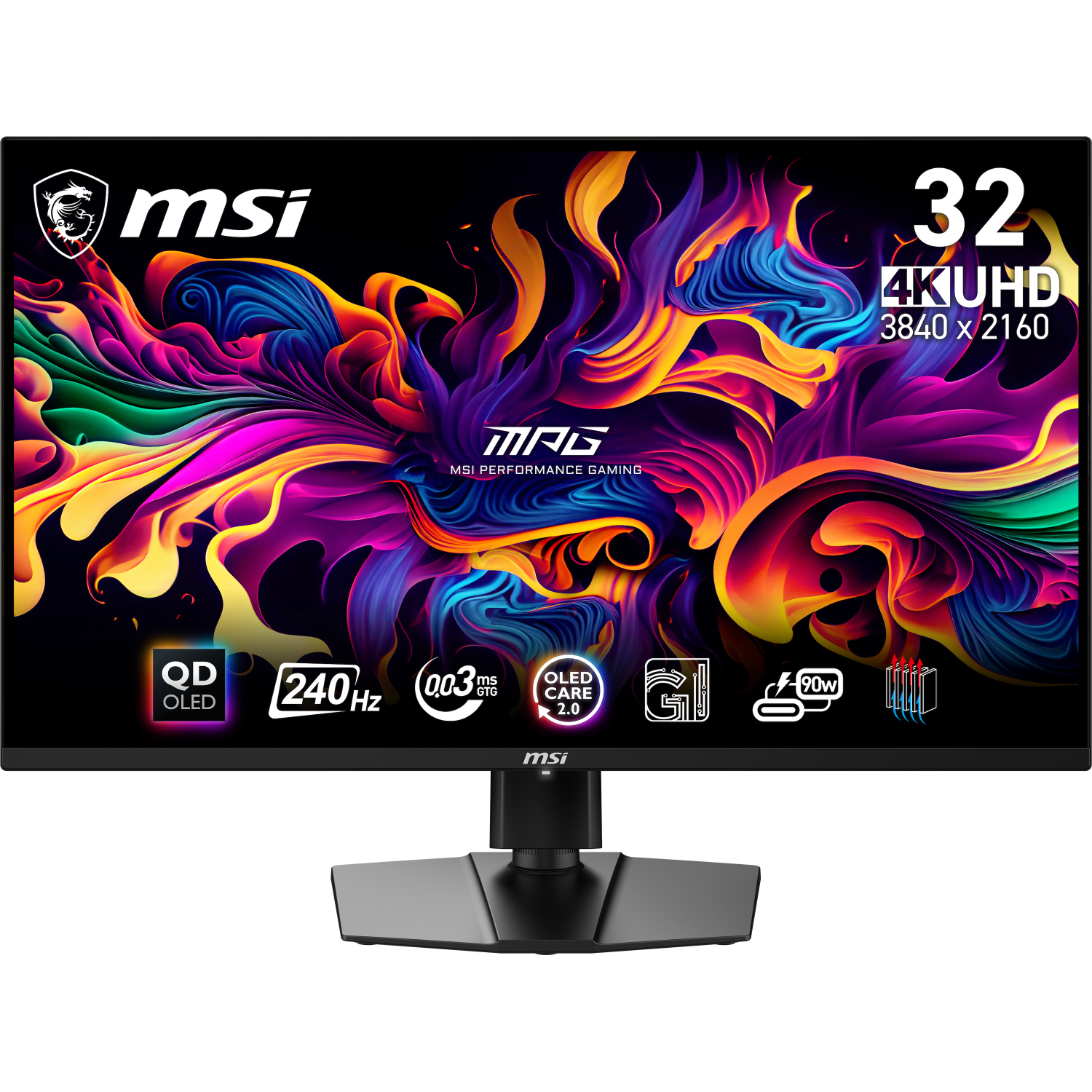 MSI 321URX Computer Monitors - 31.5 Inches - Black