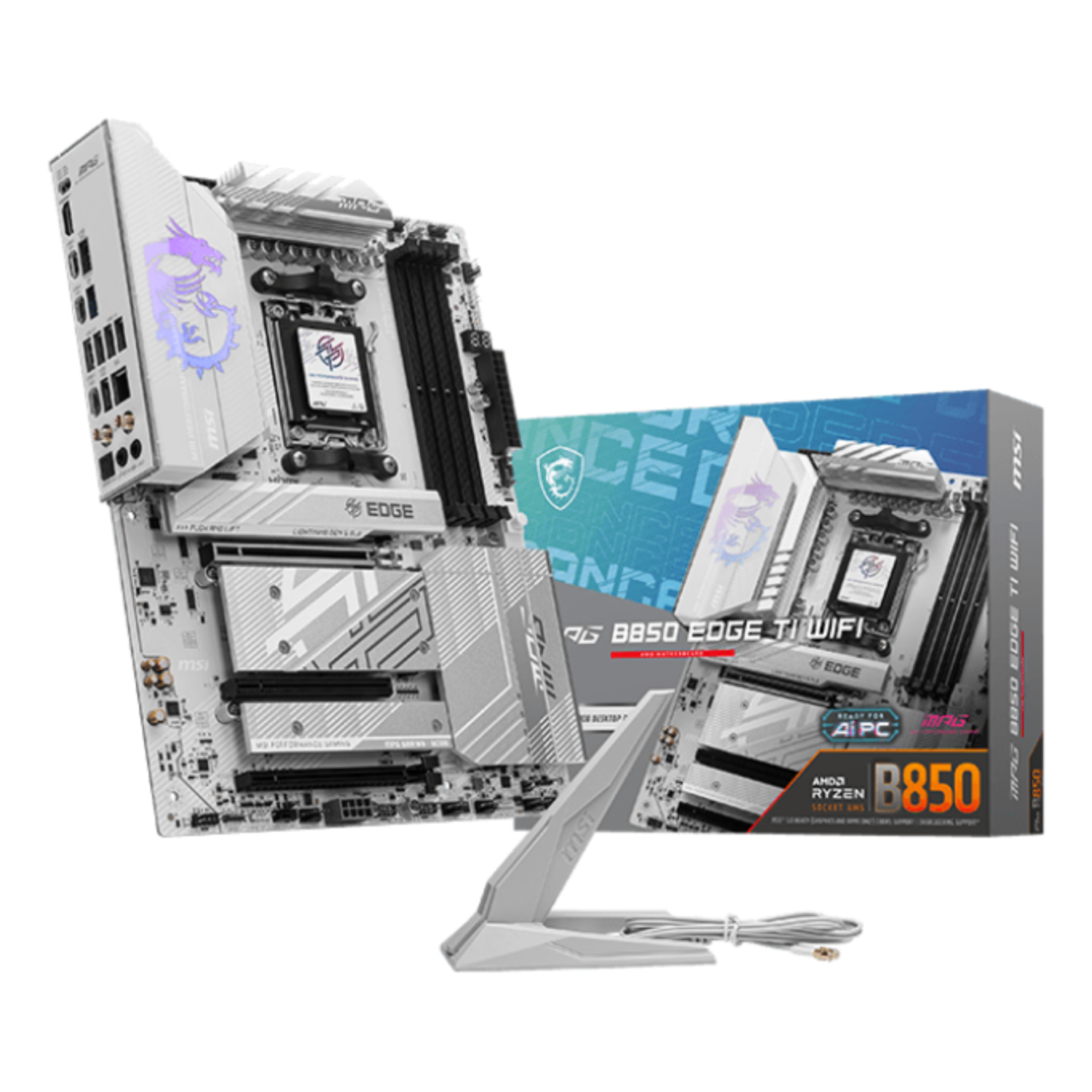 MSI B850 Motherboards - White