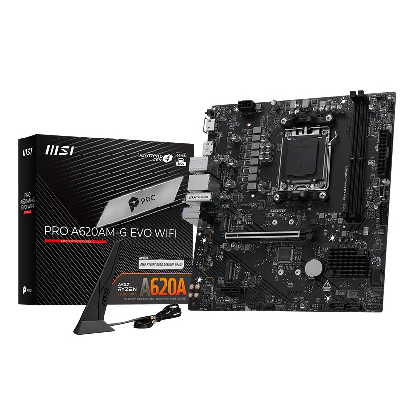 MSI A620AM-G Motherboards - Black