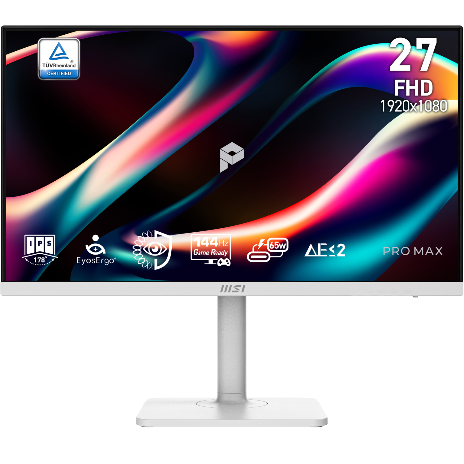 MSI Pro MAX 271PHW E14 computer monitor 68.6 cm (27") 1920 x 1080 pixels Full HD White