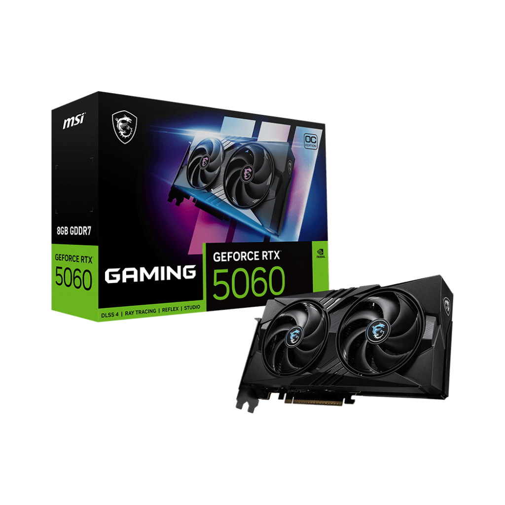 MSI RTX5060 Graphics Cards - Black
