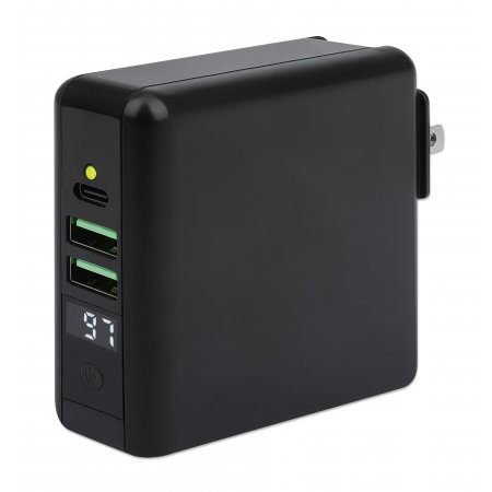 Manhattan 4-in-1 Mobile Device Chargers - Black