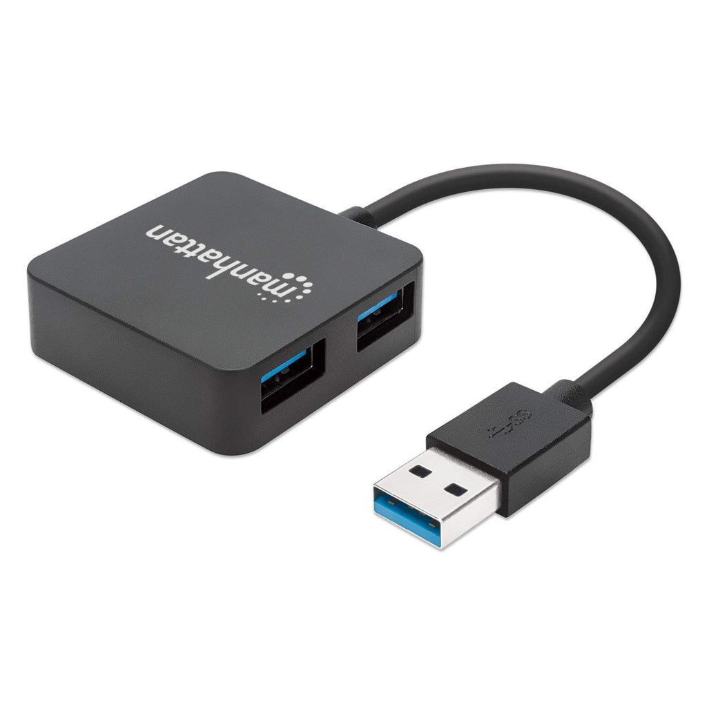 Manhattan 4-Port Interface Hubs - Black