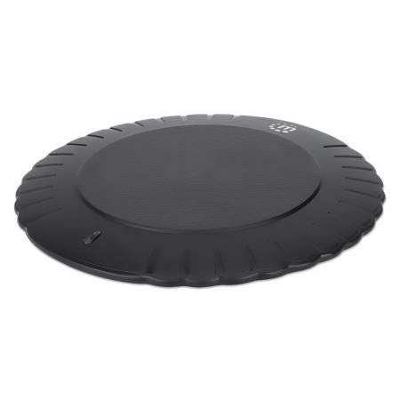 Manhattan Smartphone Wireless Charging Pad (Clearance Pricing), 5W charging, QI certified, Black, Micro-USB to USB-A cable included, Micro-USB input into pad, USB-A wall charger/input required (not included), Cable 0.5m, Three Year Warranty, Boxed