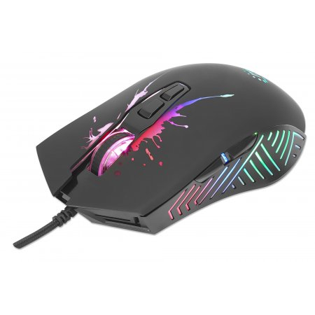 Manhattan 7200dpi Gaming Mouse - Black