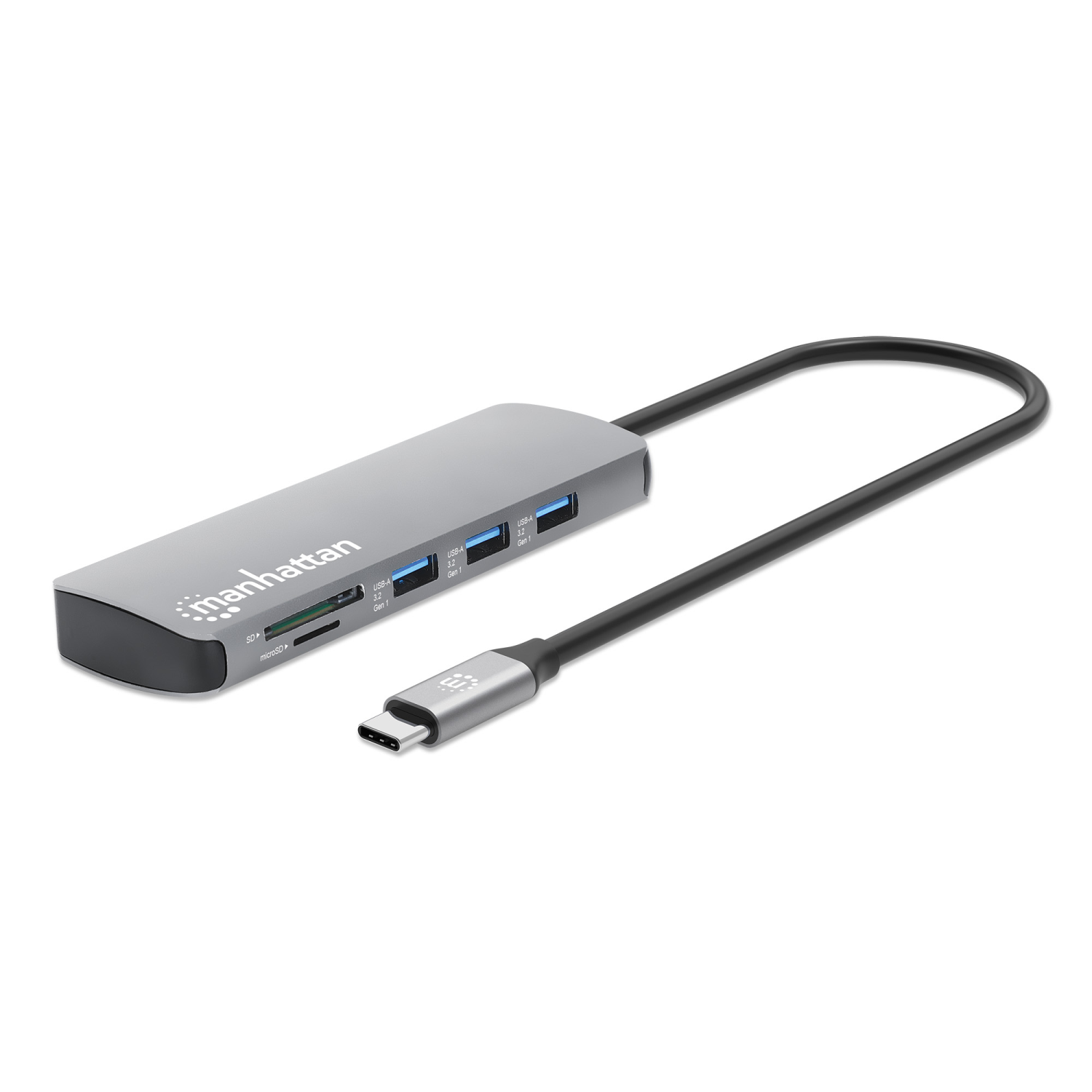 Manhattan 100W Laptop Docks & Port Replicators - Grey