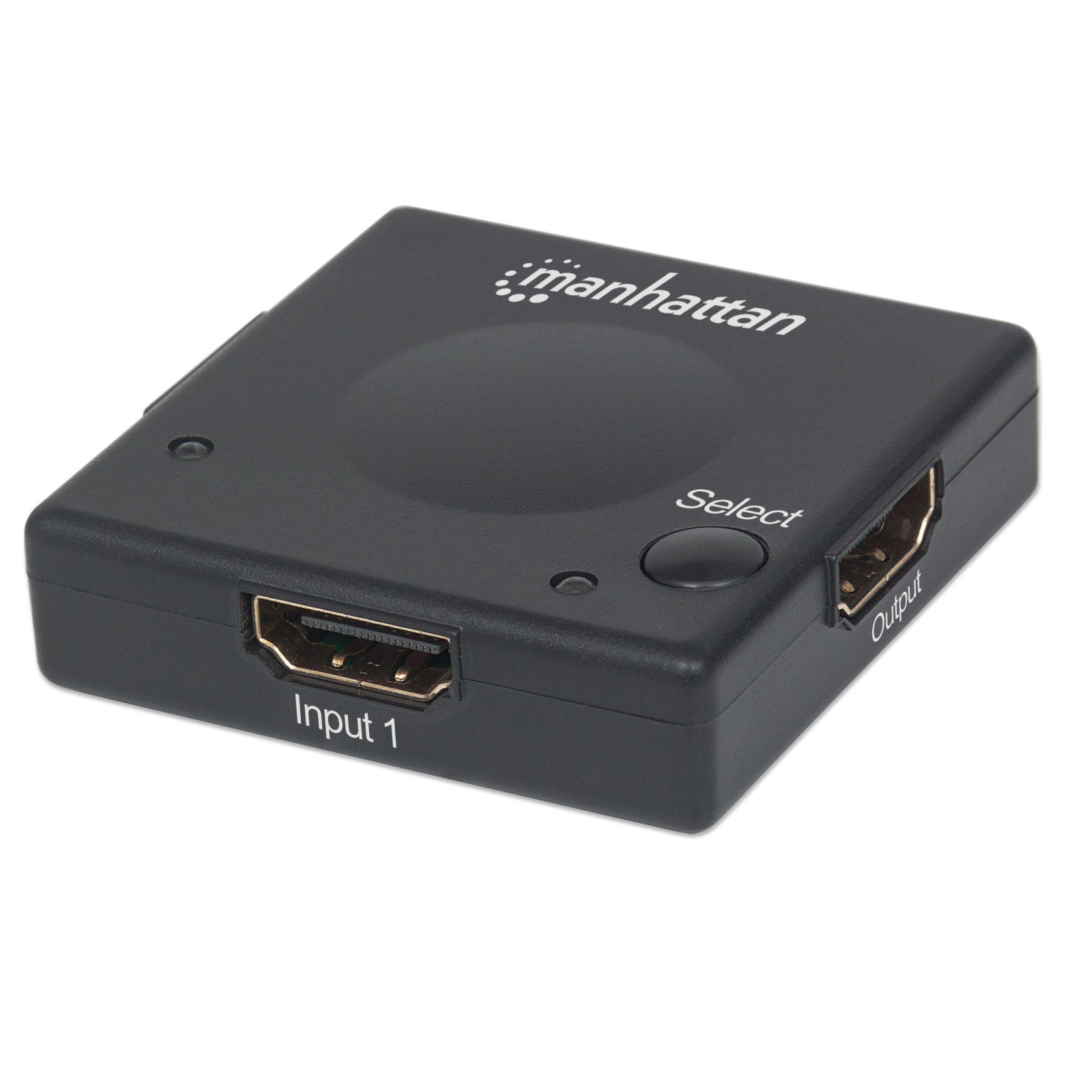 Manhattan 2-Port Video Switches - Black