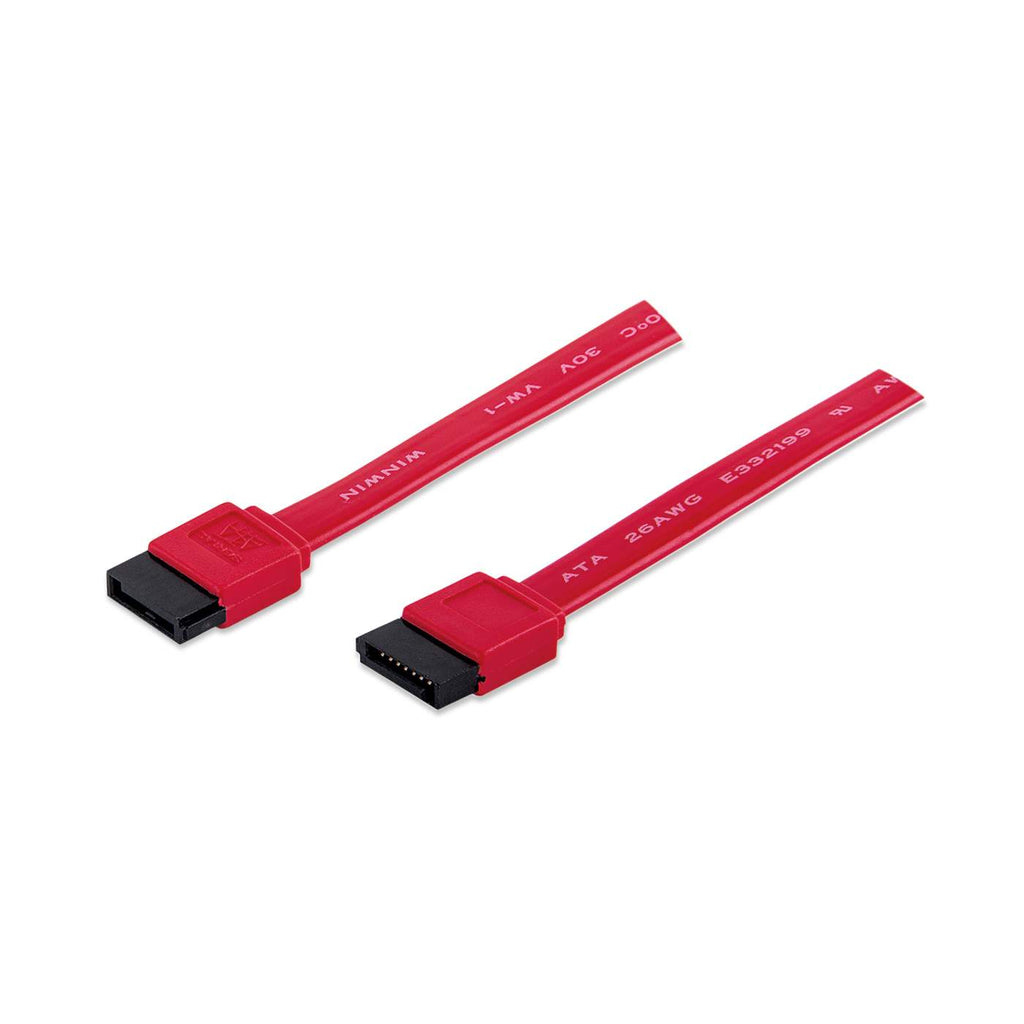 Manhattan 7-Pin SATA Cables - Red