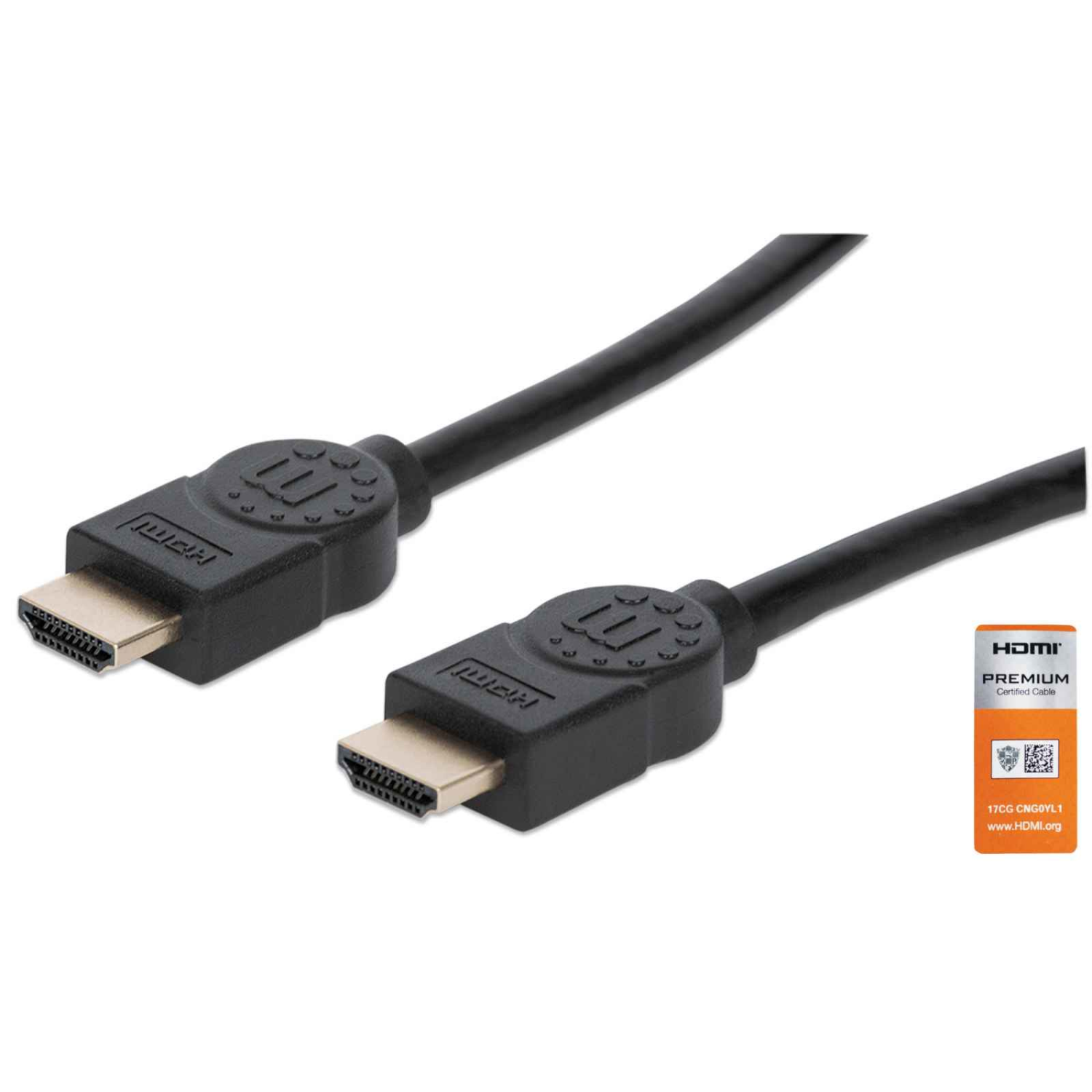Manhattan HDMM1MP HDMI Cables - Black