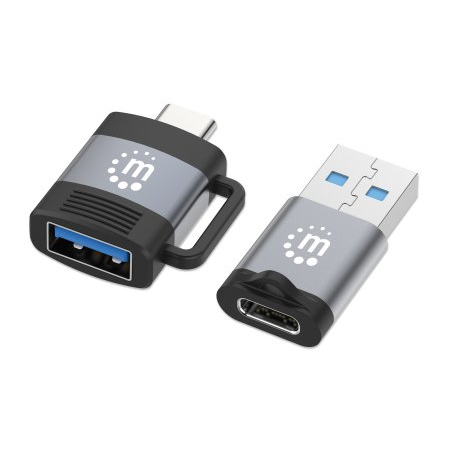 Manhattan 2-Piece Cable Gender Changers - Multi