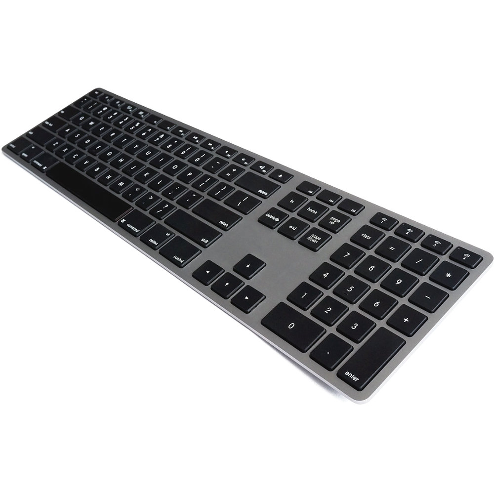 Matias USA Wireless BT Aluminum Mac Keyboard Space Gray
