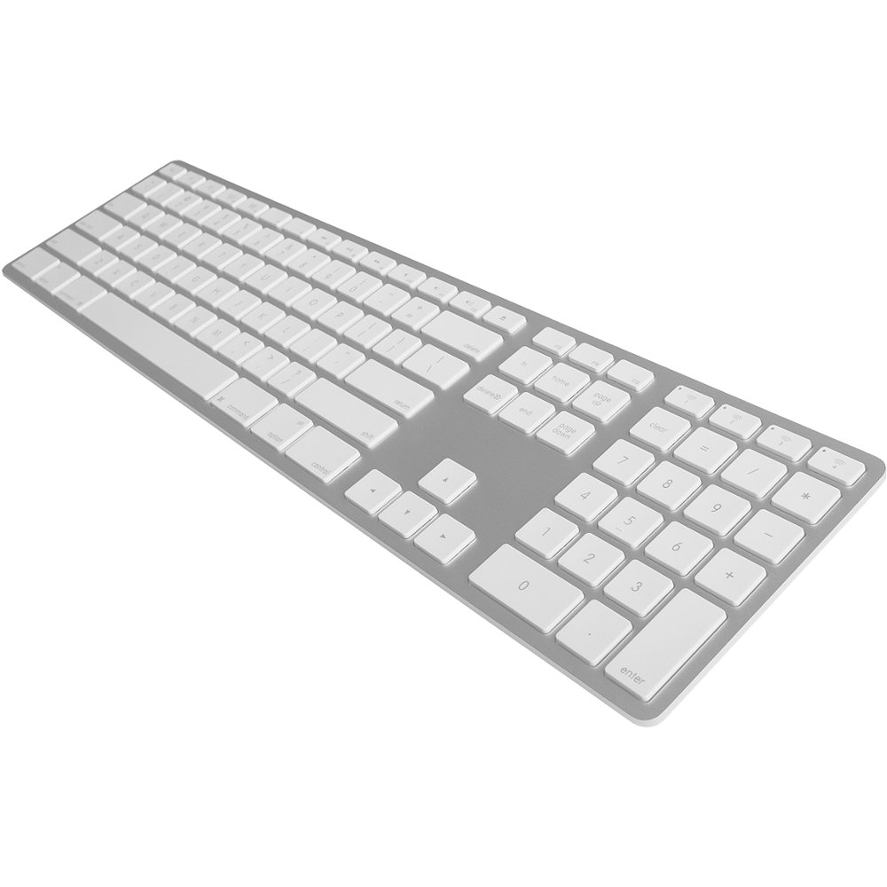 Matias USA Wireless BT Aluminum Mac Keyboard Silver