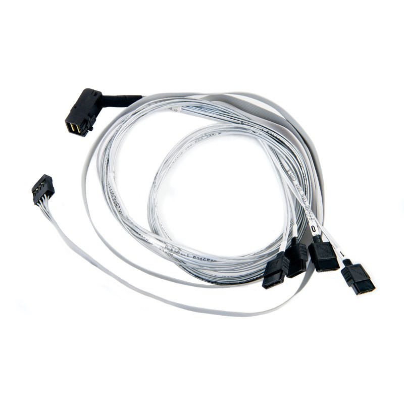 Microchip Technology 2280000-R Serial Attached SCSI (SAS) Cables - White