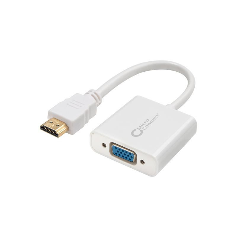 MicroConnect HDMVGA1 Video Cable Adapters - White