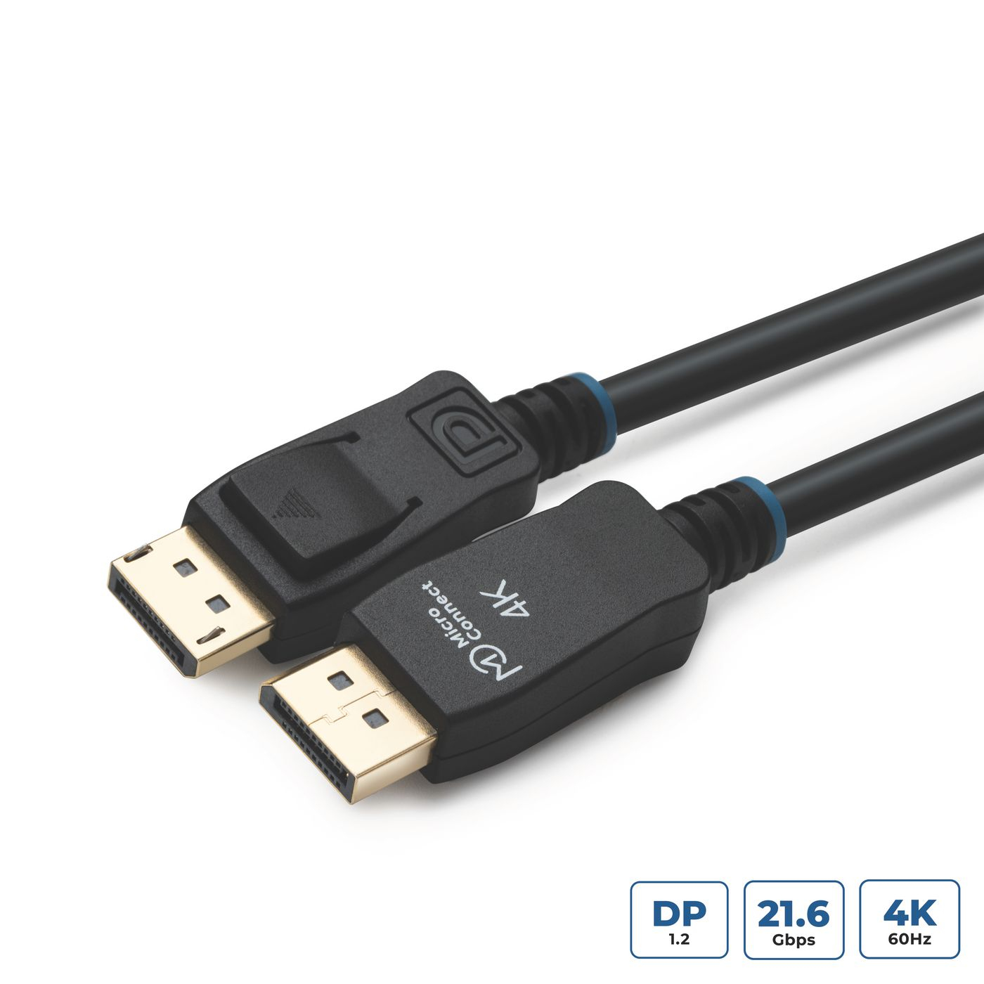 MicroConnect MC-DP-MMG-100 DisplayPort Cables - Black
