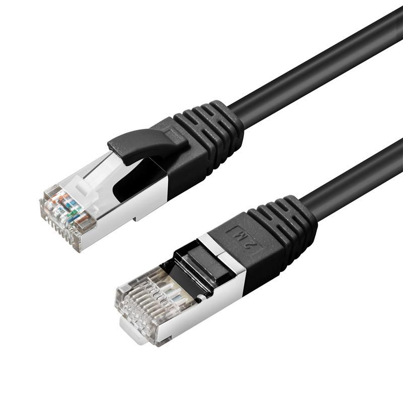 MicroConnect MC-SFTP6A02S Networking Cables - Black
